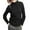 Black, variant on Women Sweaters Long Sleeve Solid Color Mock Neck Sweater Tops Casual Loose Knitted Dressy Sweater Tops Under $10