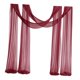 thumbnail image 2 of de mesa de gasa con arco de boda, cortinas de cenador, cubierta de mesa decorativa creativa y reutilizable práctica para suministros de fiesta borgoña, 2 of 8