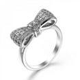 thumbnail image 6 of PERITANG Women 925 Sterling Silver Butterfly Cubic Zirconia Thumb Ring Stress Anxiety Rings Women's Jewelry Lady Birthday Mother's Day Gifts, 6 of 7