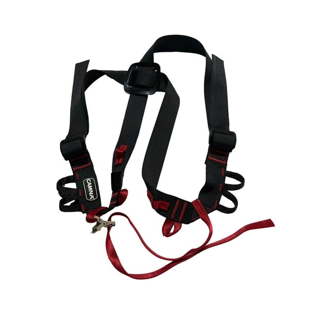 Soidarity Correa de pecho para escalada, correas de hombro para escalada en roca, ajustable profesional, para el cuerpo, fijador corporal para Escalada Negro