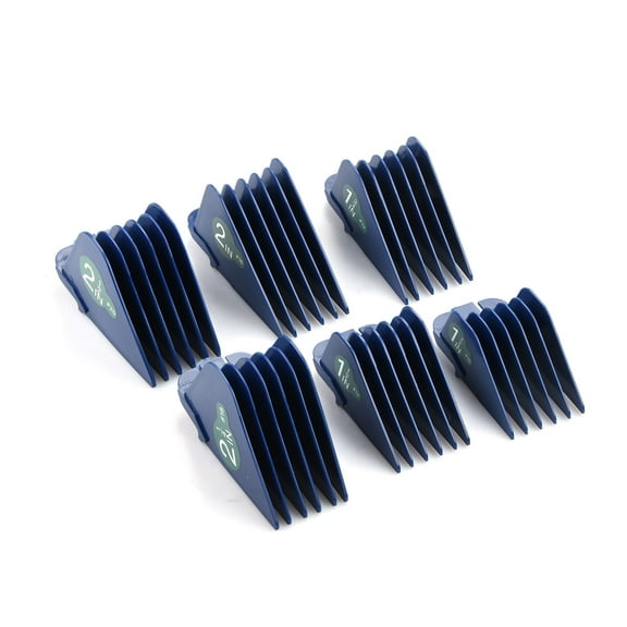 JIAHAOO XL Clipper Guard Set with Clipquik Combs 2.5 1.25 Inch Longer Styles Sturdy Build Clip On Design for Haircuts Save Time