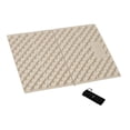 thumbnail image 3 of Esterilla impermeable con forma de nido de huevo, portátil, muy elástica, plegable, para pícnic, con aislamiento de papel de aluminio para senderismo Marrón, 3 of 8