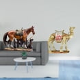 thumbnail image 2 of Figura de caballo,Figura coleccionable de caballo en miniatura,Figura de escritorio,Figura de camello,decoración moderna,regalo para inauguración de casa,Estatua de animal de resina,pieza de, 2 of 8