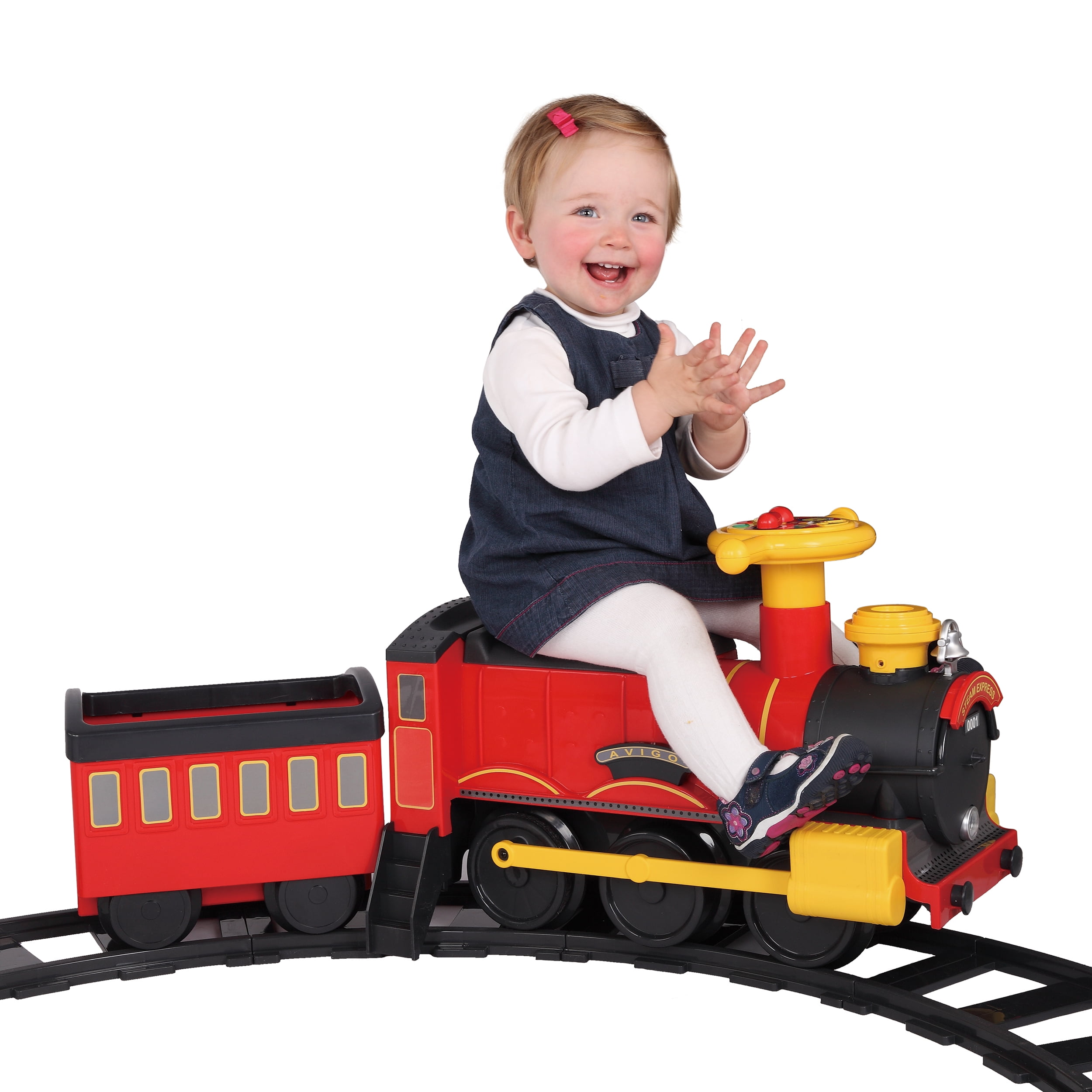 Rollplay steam train with tracks ero 6v hotsell