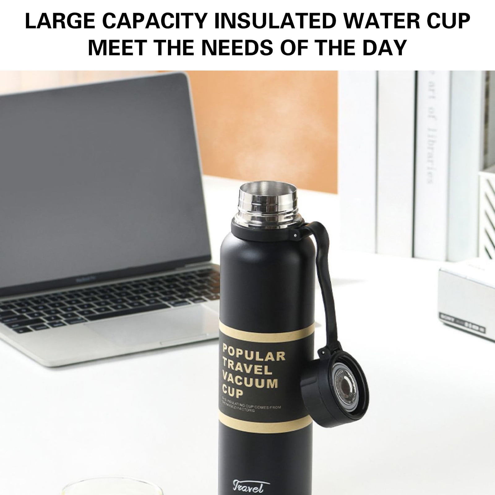 BCZHQQ 650ml Thermal Insulated Stainless Steel Water Bottle - High Capacity, Portable Sports Cup with Stylish Design for Women,Summer Saving Clearance