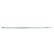Royal Chain WHMC150-22 14K White Gold Semi Solid Miami Cuban Chain with Lobster Clasp