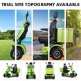 thumbnail image 5 of QEEKA Heavy Duty Electric Mobility Scooter,1000W 4-Wheel All Terrain Powered Scooter for Seniors & Adults，Green, 5 of 10