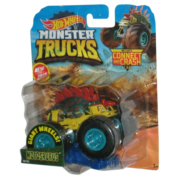 Hot Wheels Monster Trucks (2019) Motosaurus Connect Crash Toy Truck 38/50