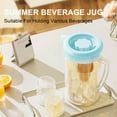 thumbnail image 4 of Hauiodp Plastic Water Pitcher, Shatterproof Infusion Jug, Fruit Infuser Pitcher with Lid, High Heat Resistance Infusion Kettle for Hot/Cold Water, Flavor-Infused Beverage & Iced Tea, 4 of 7