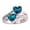 Multi-ColorRedSea Blue, variant on pgeraug gifts for women fashion lover jewelry heart cut rainbow & white topaz gemstone silver ring couple ring blue