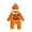 b40-Orange, variant on KPOPLK Newborn Baby Girl Fall Winter Outfit Set Plaid Romper Long Sleeve Clothes Jumpsuit with Bow Headband(6-12 Months,Orange)