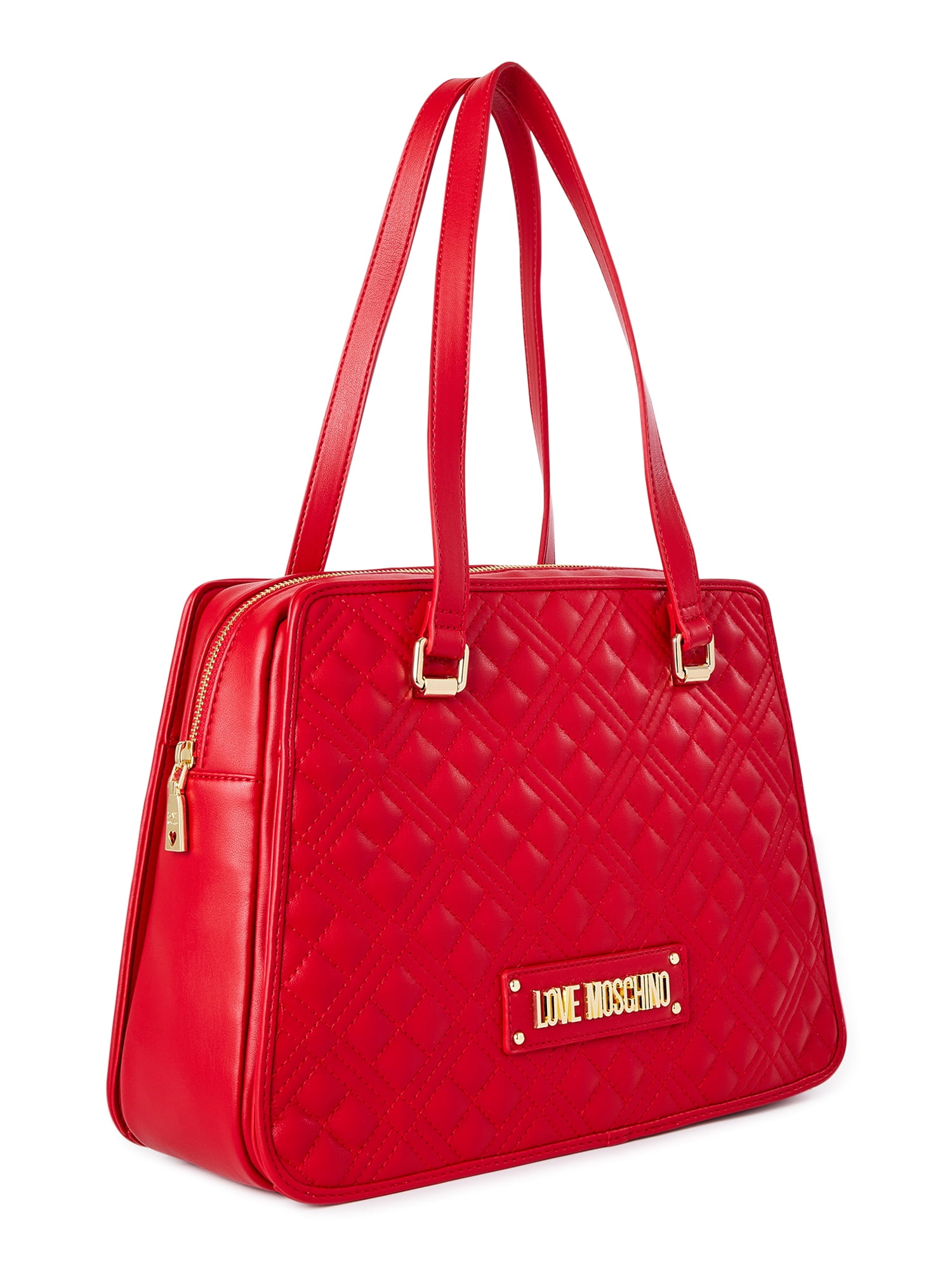 Moschino red quilted bag cheap