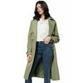 thumbnail image 3 of Orolay Women's Trench Coat with Belt Lightweight Double-Breasted Long Length Jacket, 3 of 6