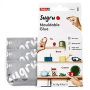  Sugru by Tesa - All Purpose Super Glue, Moldable Craft Glue for  Indoor & Outdoor - Adhesive Glue for Creative Fixing, Repairing, Bonding &  Personalizing - 8 Pack - Black, White