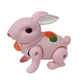 thumbnail image 3 of Mjers Hopping Rabbit with Carrot Interactive Electronic Pet Plush Bunny Toy with Sounds and Movements Animated Walking Gift for Boys Girls Birthday, The Gift for New Year Easter Valentine, 3 of 6