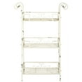 thumbnail image 2 of SAFAVIEH Noreen Outdoor Patio 3 Tier Shelf, Antique White, 2 of 5