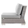thumbnail image 4 of Lounge Chair, Rattan, Wicker, Grey Gray, Modern Contemporary Urban Design, Outdoor Patio Balcony Cafe Bistro Garden Furniture Hotel Hospitality, 4 of 7