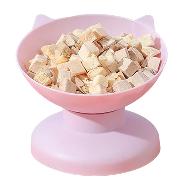 <p>Raised Cat Bowl, Large Capacity Detachable Tilted Tall Cat Bowl Stable Base Prevent Tumble For Cats</p>