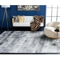 thumbnail image 4 of SAFAVIEH Amelia Manuel Geometric Area Rug, Gray/Ivory, 5'3" x 7'6", 4 of 12