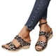 thumbnail image 4 of Amzcrzy Zapatos de mujer,Zapatos de mujer,Zapatillas de mujer, Zapatillas de cuña planas de tacón alto con flores informales retro de verano para mujer Sandalias Mujer Zapatillas De Casa, 4 of 9