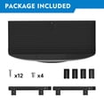 thumbnail image 6 of 21.7" Keyboard Drawer Under Desk with Rotating Mouse Platform, Large Keyboard Tray Under Desk Pull Out, Adjustable Height and Easy-Glide Slide, Slide-Out Keyboard Holder for Office Home School, Black, 6 of 10