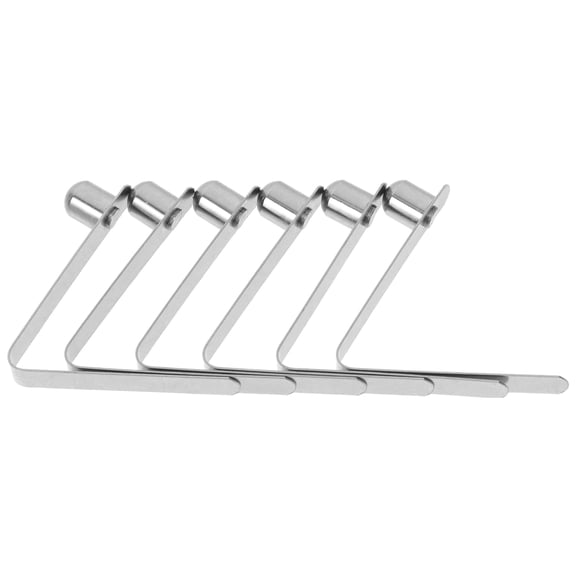 6 Pcs Pipe Clamp Kayak Spring Kayak Paddle Single Grip Paddle Clip for Paddleboard Replacement Pole Clips Spring Clip