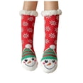 thumbnail image 2 of Up To $10 Socks Multi-color Women's Winter Super Soft Warm Fuzzy Fleece-Lined Grippers Slipper Socks, 2 of 6