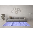 thumbnail image 3 of Ahgly Company Indoor Square Abstract Blue Modern Area Rugs, 6' Square, 3 of 4
