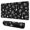 Halloween White Spider Webs and Spiders, variant on Mystical Halloween Pattern Extended Large Mouse Pad, Keyboard Mouse Pad with Non Slip Base & Stitched Edges, Thick Padded Gifts for Office Work Gaming,31.5"x11.8"