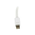 thumbnail image 4 of StarTech.com Mini DisplayPort to HDMI 4K Audio / Video Converter - mDP 1.2 to HDMI Active Adapter for MacBook Pro/Air - 4K @ 30Hz - White (MDP2HD4KSW) - Adapter - Mini DisplayPort male to HDMI female - 5.9 in - white - active, 4K30Hz (3840 x 2160) support, 4 of 5