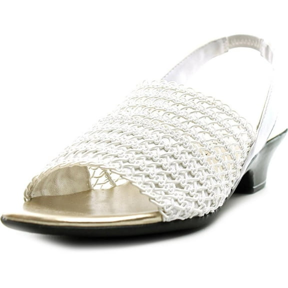 karen scott elmann open-toe canvas slingback sandal