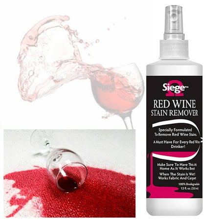 Red Wine Stain Remover 12oz Cleaner Spray Biodegradable No Bleach Clean