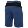 thumbnail image 5 of Hiauspor Mens Biker Shorts Athletic Workout with Zipper Pockets Stretch Blue XXL, 5 of 7