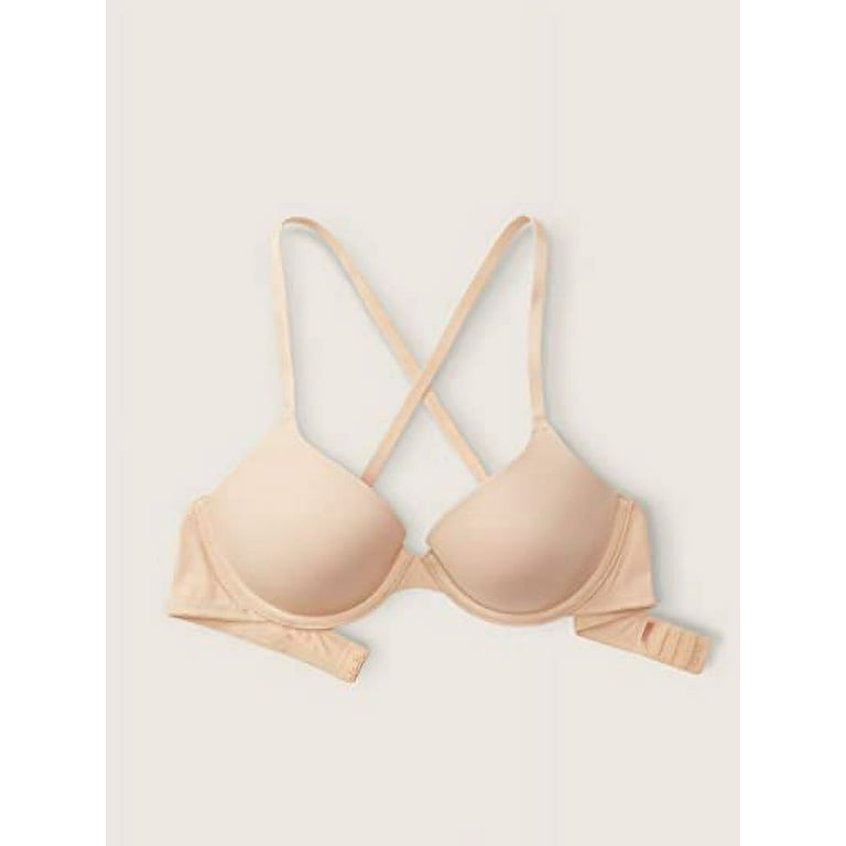 Victoria's Secret Pink Wear Everywhere T-Shirt Lightly Lined Bra 36DD Nude  Solid
