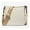 Light Cream 2, variant on Women's Jet Set Travel Small Shoulder Messenger Crossbody Bag (Black/Black Gold Tone)