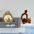 thumbnail image 2 of Marco De Fotos Antiguo Con Figura Humana, Marco De Fotos Vintage Con Estatua Redonda De Pensador, Escultura Ornamentada De Pared Europea Para Escritorio, Ideal Para Regalos De Boda., 2 of 8
