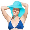 thumbnail image 1 of Men'S and Women'S Summer Quick Drying Outdoor Fishing Bucket Beach Visor Hat Neck Guard Big Head Girth Fisherman'S Hat Breathable Quick Drying Visor Sun Hat Sun Hat, 1 of 3