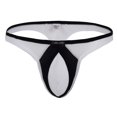 thumbnail image 2 of Men's Thong Underwear Breathable Soft Fabric Stylish Color Block Design Comfortable Daily Wear For Men Summer Autumn Season, 2 of 4