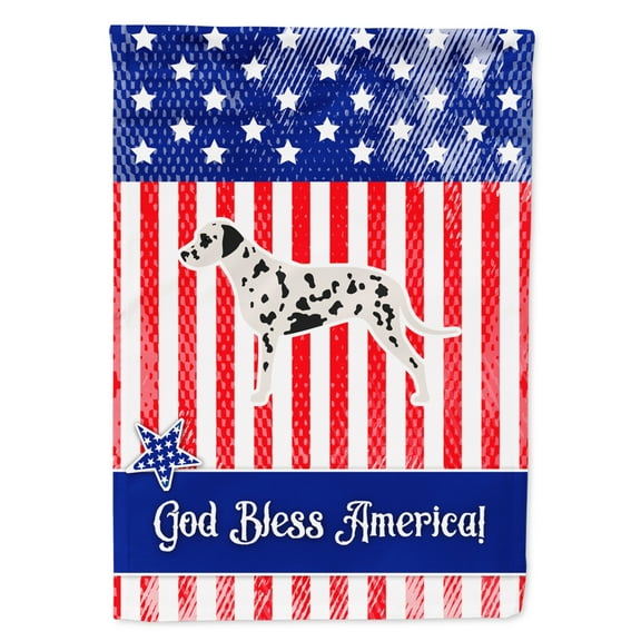 Carolines Treasures BB3283GF USA Patriotic Dalmatian Flag Garden Size  Small multicolor