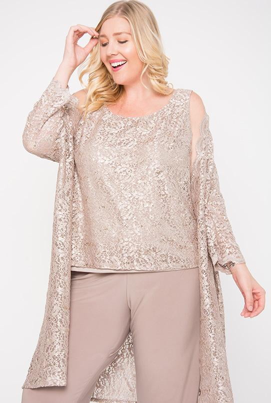 plus size mother of the bride pantsuit