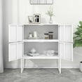 thumbnail image 2 of vidaXL Storage Cabinet Sideboard Cabinet for Entryway Bedroom Office Steel, 2 of 11