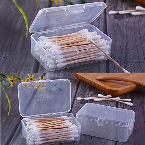 24Pcs Mini Plastic Boxes Bead Storage Boxes Universal Packaging Boxes Clear  Plastic Cases 