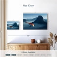 thumbnail image 4 of Elephant Stock Yosemite Hang Glider Wall Art - Horizontal Canvas Wall Art - Living Room Wall Decor - Sports Canvas - Blue And Orange Decor - 12" x 8", 4 of 8