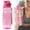 Hot Pink, variant on Clearance Bottle under $1,Portable Press Clamshell Outdoor Sports Water Cup Plastic Cup Student Daily Water Cup Portable Plastic Cup