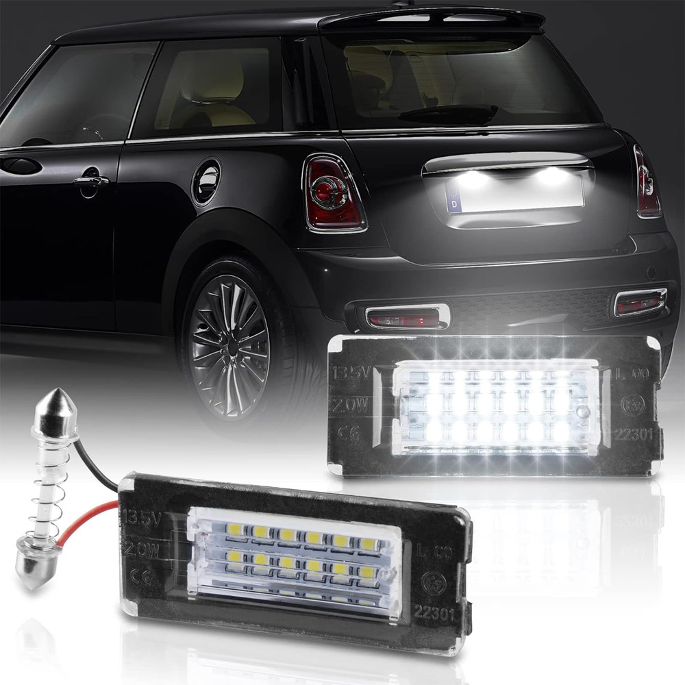 Applicable to License Plate Lights Mini R56 07-13 R57 09- R58 R59