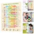 thumbnail image 1 of Vegetable Seasonality Fridge Magnet Easy To Follow Seasonal Produce Calendar For Fresh Vegetables & Magnets Seasonal, 1 of 9