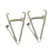 thumbnail image 5 of 2 unidades de calibrador de grasa corporal, dispositivo de medición de pliegues cutáneos para fitness, forma de Y, preciso Escala única blanca, 5 of 9