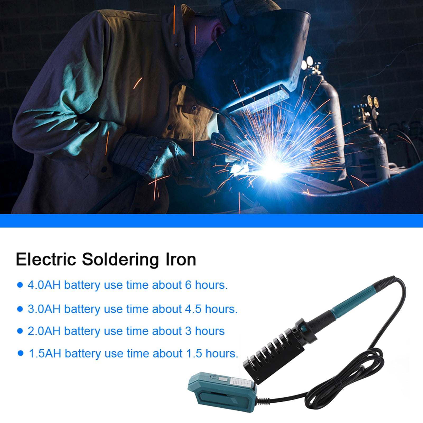Iron Electric Soldering Iron 60W Digital Display Portable Internal Heat Fast Heating Soldering Iron