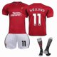 thumbnail image 1 of 23-24 Manchester United Home Football Kids Shirt No. 11 Højlun, 1 of 3