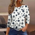 thumbnail image 2 of Fall Blouses for Women 2025 Women's Shirts and Blouses Womens 3/4 Sleeve T Shirts Blouses Tunic New Arrivals Trending Gifts, 2 of 7